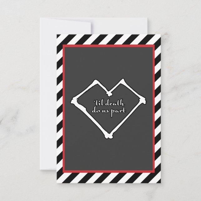 Invitation jusqu'à ce que la mort nous sépare (Devant)