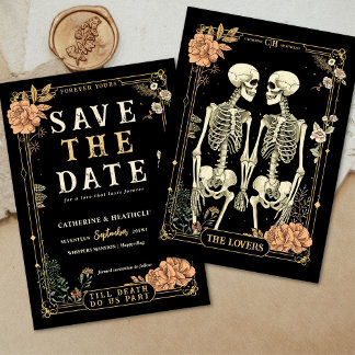 Invitation Jusqu'à ce que la mort nous sépare | enregistrer l