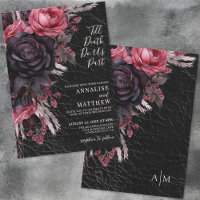 Jusqu'à ce que la mort nous sépare Gothique Fleurs
