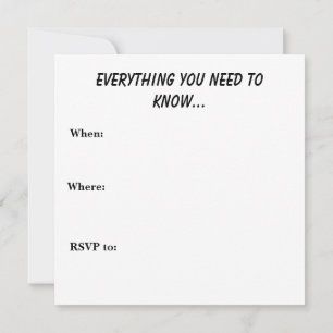 Invitation Jusqu'à la mort