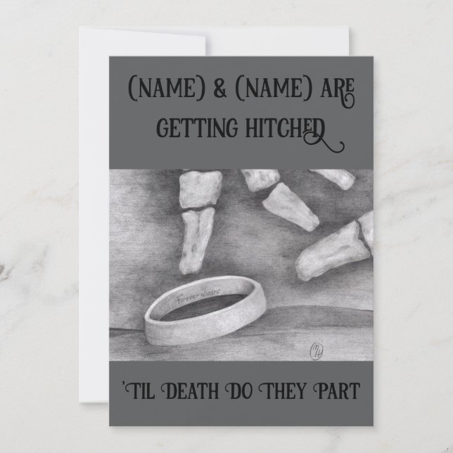 Invitation Jusqu'à la mort (Devant)