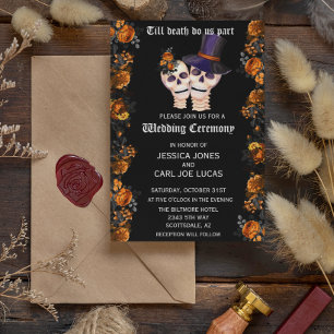 Invitation Jusqu'à la mort faisons-nous partie des squelettes