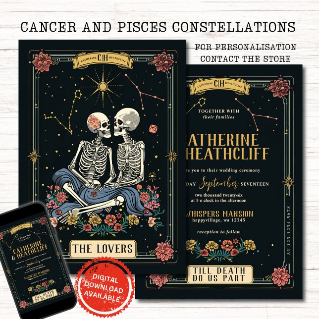 Invitation Jusqu'à la mort Faisons-nous partie du cancer et d (Créateur téléchargé)