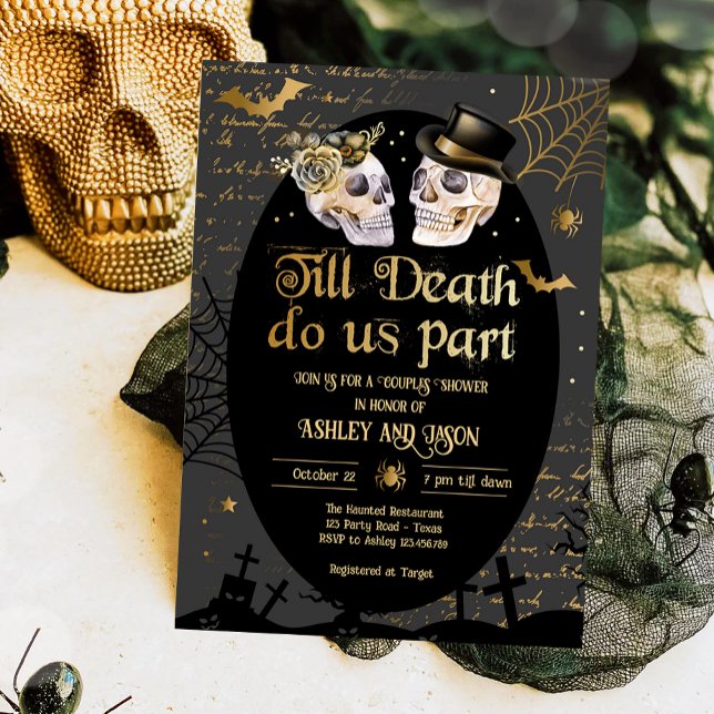 Invitation Jusqu'À La Mort Faisons-Nous Partie Halloween Coup (Créateur téléchargé)