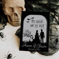 Jusqu'à la mort Faisons-nous partie Mariage gothiq