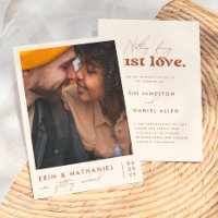 Just Love | Crème et Terracotta Mariage Rétro