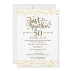 Juste marié 50ème anniversaire de Mariage