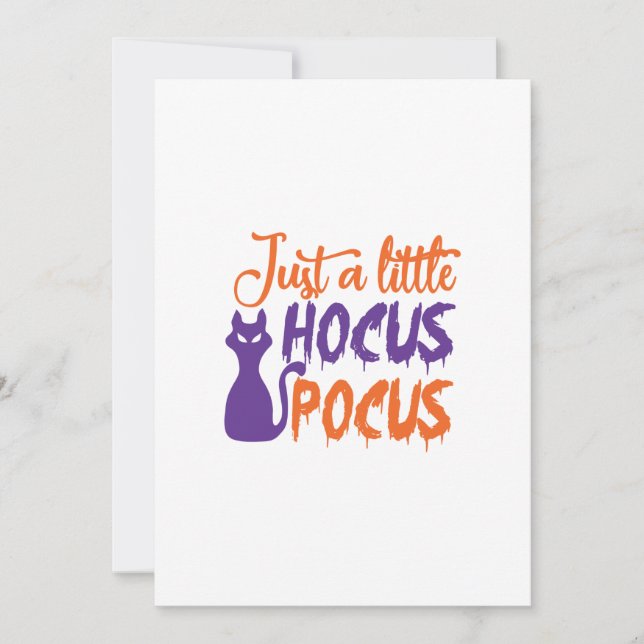 Invitation juste un petit hocus pocus (Devant)