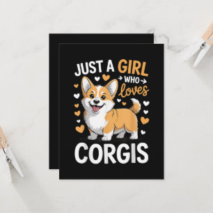 Invitation Juste Une Fille Qui Aime Les Corgis