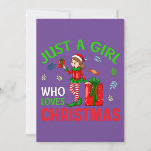 INVITATION "JUSTE UNE FILLE QUI AIME NOËL"