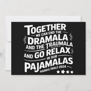 Invitation Kamala Harris 2024 Nous pouvons mettre fin à Drama
