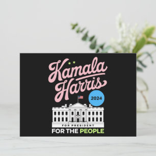 Invitation Kamala Harris 2024 Social-démocrate Vote Blue