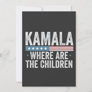 Invitation Kamala, où sont les élections pour enfants ?