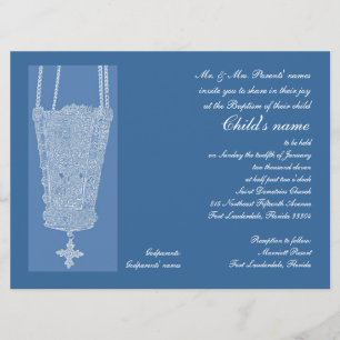 Invitation Kandili bleu