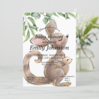 Kangourou Peint Cute Baby shower neutre genre