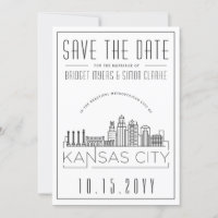 Kansas City Mariage stylisé, Date à retenir