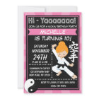 Karate Party Red Hair Girl Anniversaire de enfant 