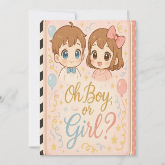 Invitation Kawaii Anime Genre Reveillez Invitation.Oh Boy org