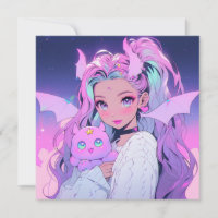 Kawaii Anime Girl with Plush Creator