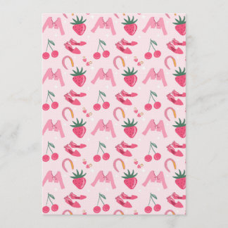 Invitation Kawaii Hand-drawn Girly Things Seamless Pattern