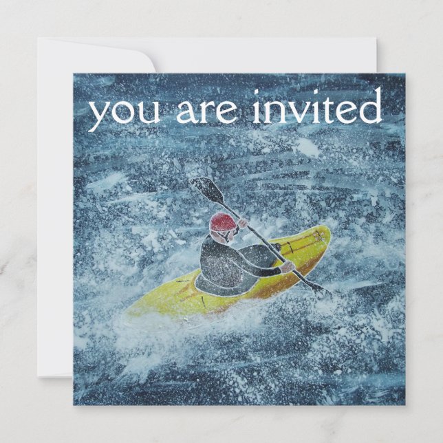 Invitation kayak (Devant)