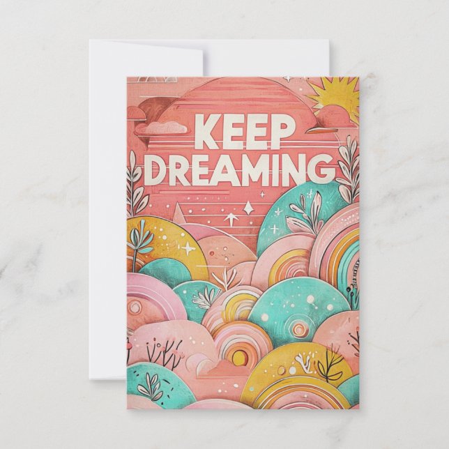 INVITATION KEEP DREAMING (Devant)