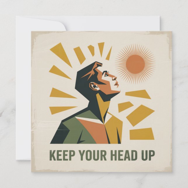 Invitation Keep Your Head Up (Devant)