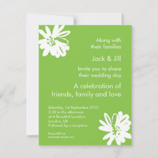 Invitation Kelly Green 4,25x5,25