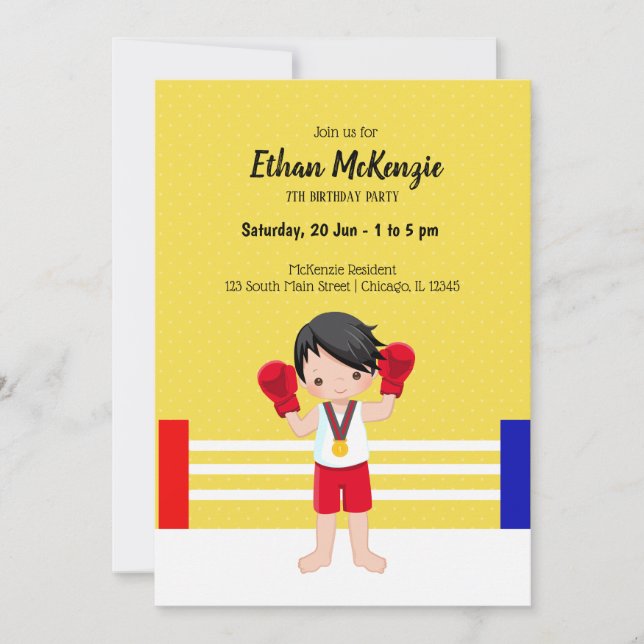 Invitation Kickboxing (Devant)