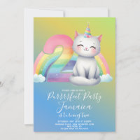 Kit de 2e anniversaire Licorne Arc-en-Ciel Fête