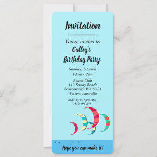 Invitation Kite Surf