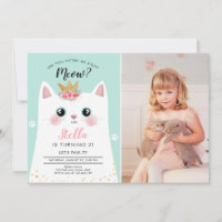 Kitten Meow Fille de la Couronne rose Kitty Chat A