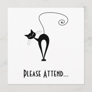 Invitation Kitty fantaisie noir 3