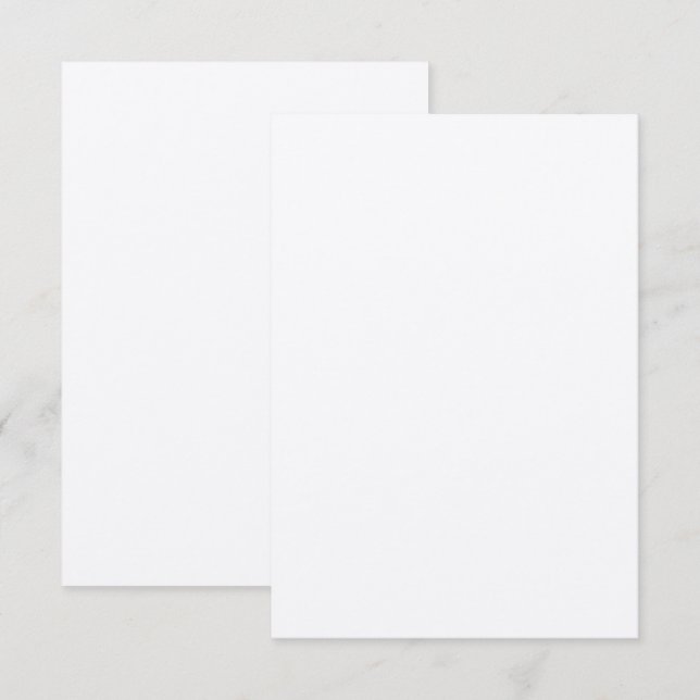 Invitation Kraft 3,5 pouces x 5 pouces personnalisé | Matte é (Devant / Derrière)