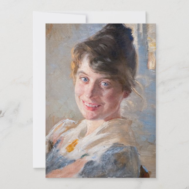 Invitation Kroyer - Portrait de la femme de l’artiste Marie (Devant)