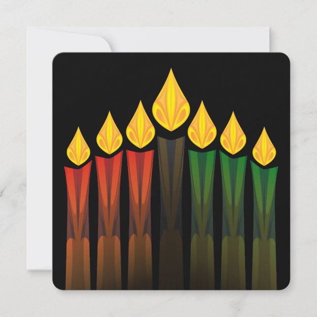 Invitation kwanzaa cand (Devant)
