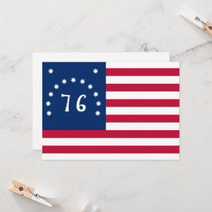 Invitation La bannière de Bennington : le drapeau de bataille