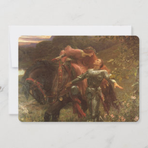 Invitation La Belle Dame sans Merci par Frank Dicksee Mariage