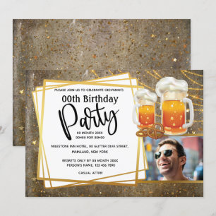 Invitation La bière brille les lampes à cordes DO-IT-YOURSELF