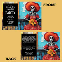 💀 La Calavera en casquette avec marigolds