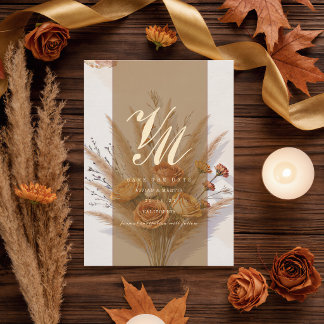 Invitation La chaleur de l'automne, Sauvegarder la date