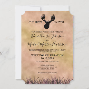 Invitation La chasse au Mariage