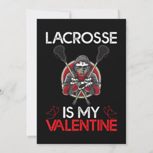 Invitation La crosse est ma crosse de Saint Valentin La Saint