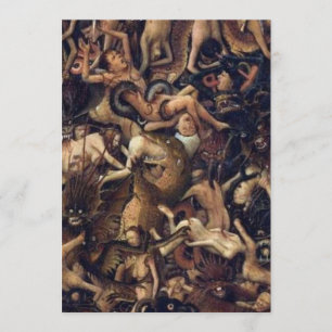 Invitation La Crucifixion Le jugement Dernier de Jan Van Eyck