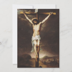 Invitation La Crucifixion par Bartolome Esteban Murillo