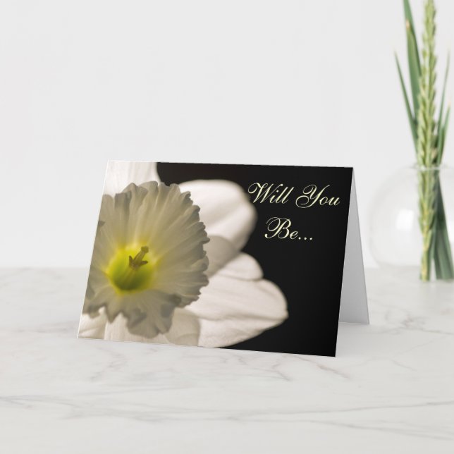 Invitation La Daffodique Blanche Sera-T-Elle Ma Porte-Mère ? (Devant)