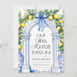 Invitation La Dolce Vita Citrus Verdure 70e anniversaire