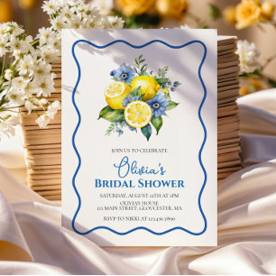 Invitation La Dolce Vita Fête de mariage floral au citron
