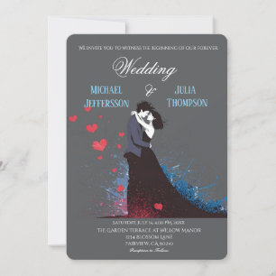 Invitation La Dolce Vita Inspiration française Classique 1940