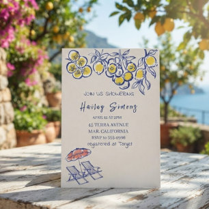 Invitation La Dolce Vita Jaune Citron Italien